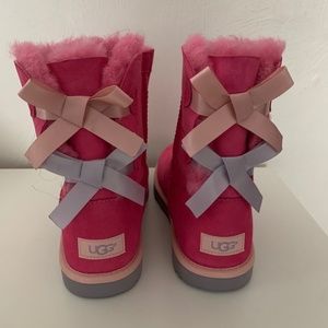 UGG pink Bailey bow